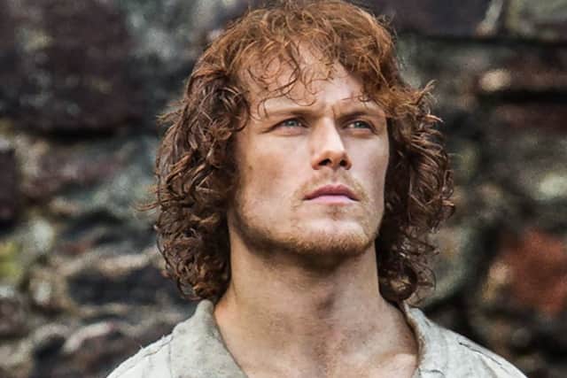 Sam Heughan reckons portraying Jamie has been 'terrific'. Picture: Contributed