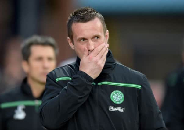 The Celtic boss refused to be drawn into talking about Rangers' title chances next season. Picture: Jane Barlow/PA