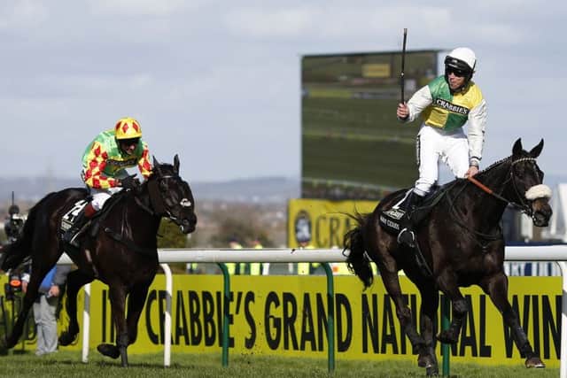 Saint Are finishes second to Many Clouds in last season's Crabbie's Grand National. Picture: Alan Crowhurst/Getty Images