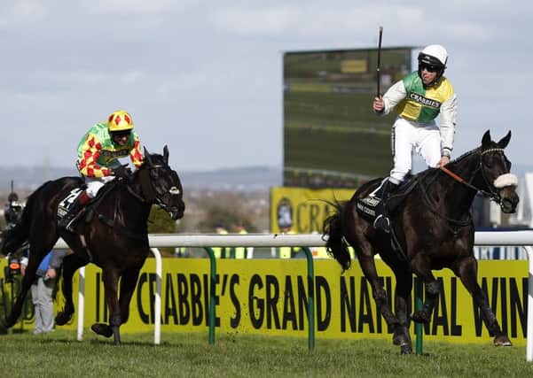 Saint Are finishes second to Many Clouds in last season's Crabbie's Grand National. Picture:  Alan Crowhurst/Getty Images