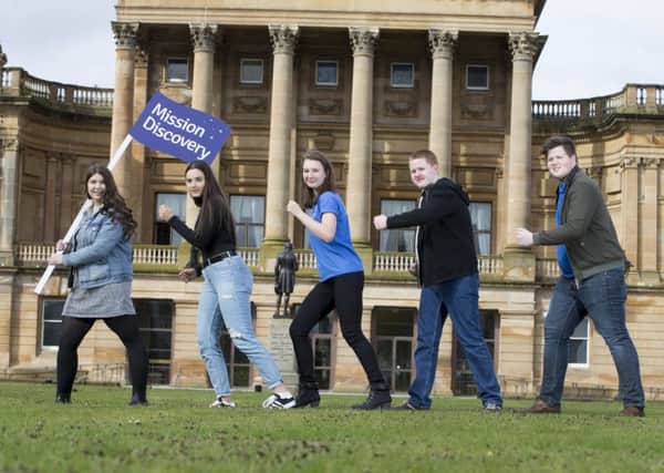 This team of Renfrewshire school pupils will see their science experiment launched into space aboard the International Space Station tonight. Picture: Jeff Holmes