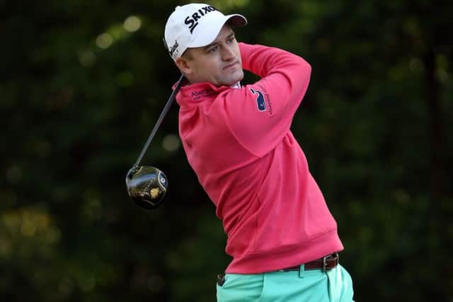 Russell Knox on the second tee during the second round of the Masters.  Picture: Andrew Redington/Getty Images