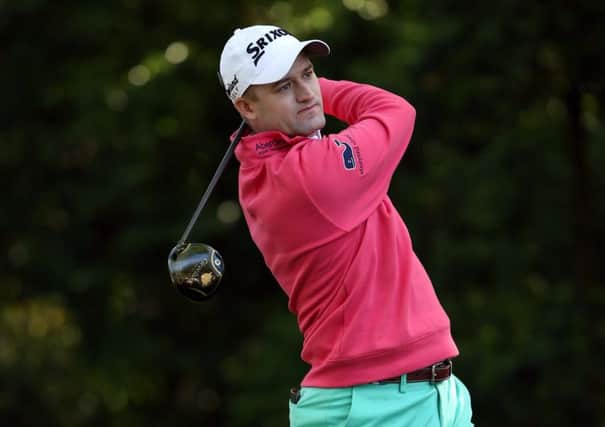 Russell Knox on the second tee during the second round of the Masters.  Picture: Andrew Redington/Getty Images