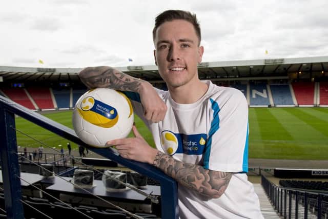 Rangers' Barrie McKay looks ahead to today's Petrofac Training Cup final. Photograph: Craig Foy/SNS