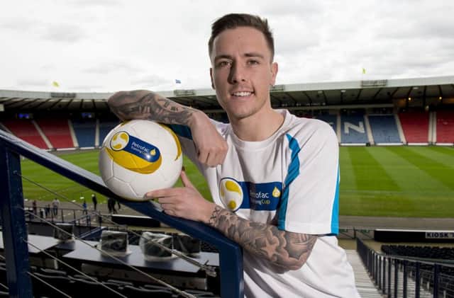 Rangers' Barrie McKay looks ahead to today's Petrofac Training Cup final. Photograph: Craig Foy/SNS