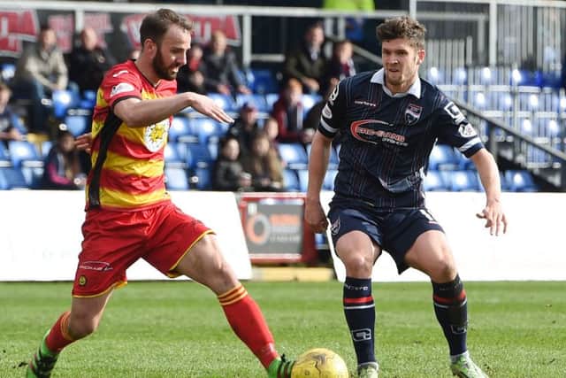 Ross County's Stewart Murdoch (right) and Sean Welsh. Picture: SNS Group