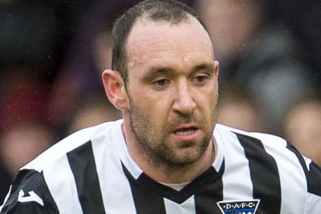 Michael Moffat scored twice for Dunfermline to secure a 2-2 draw with Forfar. Picture: Craig Foy/SNS
