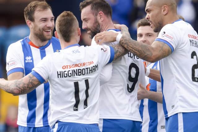 Kilmarnock defeated St Johnstone 3-0 on Saturday to give manager Lee Clark his first win. Picture: SNS