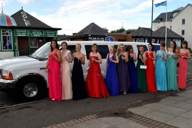 Carnoustie High School ready to dance at the school prom. Picture: contributed