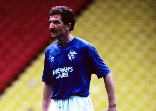 Graeme Souness in his playing days for Rangers. Picture: Gareth R. Reid.