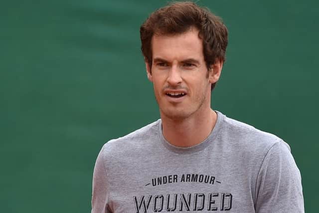 Andy Murray: Playing doubles with Dom Inglot. Picture: Getty