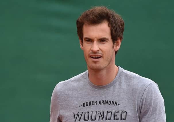 Andy Murray: Playing doubles with Dom Inglot. Picture: Getty