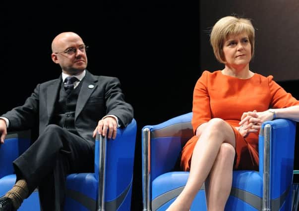 Nicola Sturgeon and Patrick Harvey have differing views on the issue. Picture: TSPL
