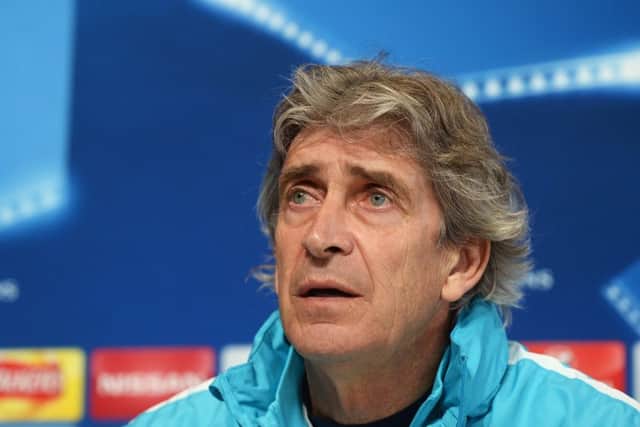 Manchester City manager Manuel Pellegrini believes neither side is favourite following the 2-2 draw with PSG in Paris last week. Picture: Getty
