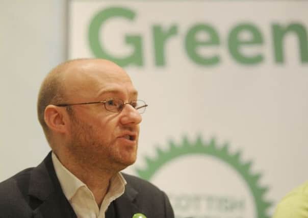 Scottish Green Party co-convener Patrick Harvie. Picture: Greg Macvean