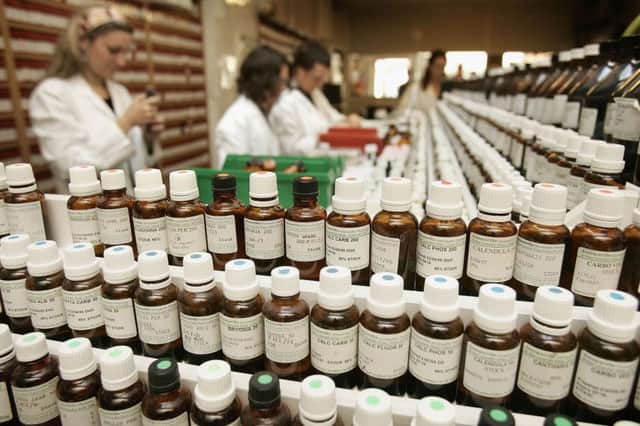 Homeopathic remedies are available in community pharmacies up and down the country. Picture: Getty
