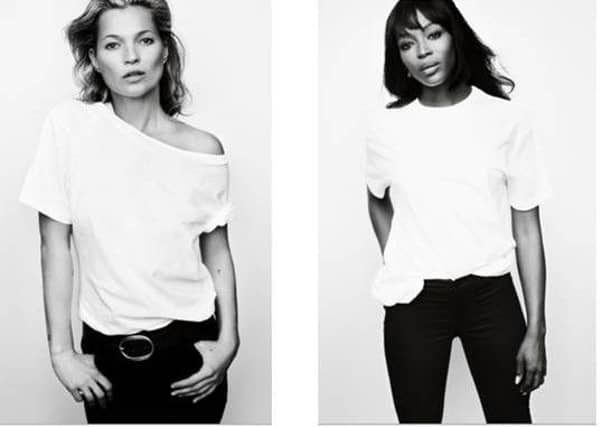 Kate Moss and Naomi Campbell. Picture: Mario Testino