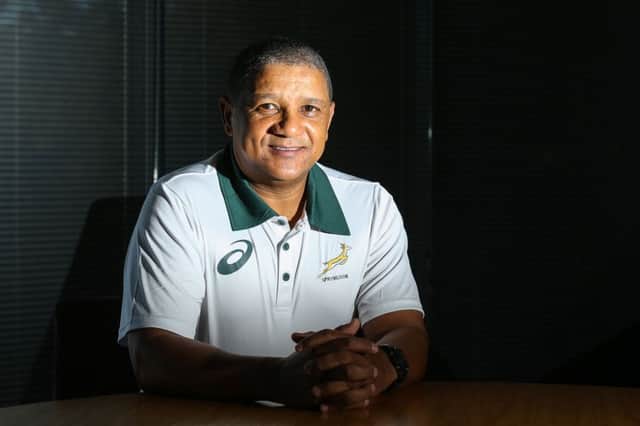 Newly appointed Springboks coach Allister Coetzee, only the second black man put in charge of South Africa. Picture: Carl Fourie/Gallo Images/Getty Images