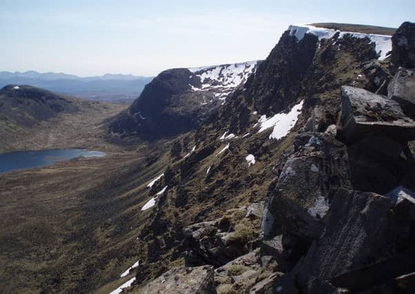 The cliffs of Ben Alder
