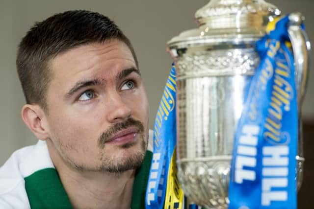 Celtic's Mikael Lustig prepares to face Rangers. Picture: SNS