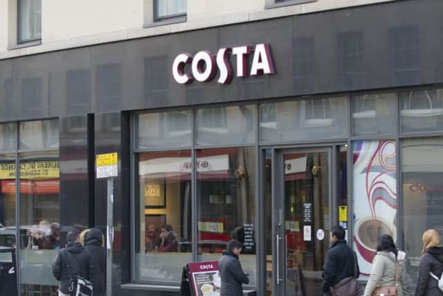 Costa Coffee. Picture: Jane Barlow
