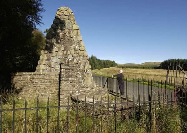 The Memorial at Sheriffmuir to commerate the battle of the Jacobites and the Royalists.