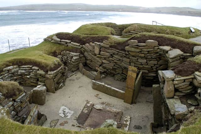 The 5,000 year old village of Skara Brae on the West Mainland, Orkney. Picture: Jane Barlow/TSPL