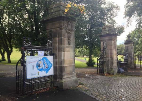 The alleged rape took place in Queen's Park, Glasgow