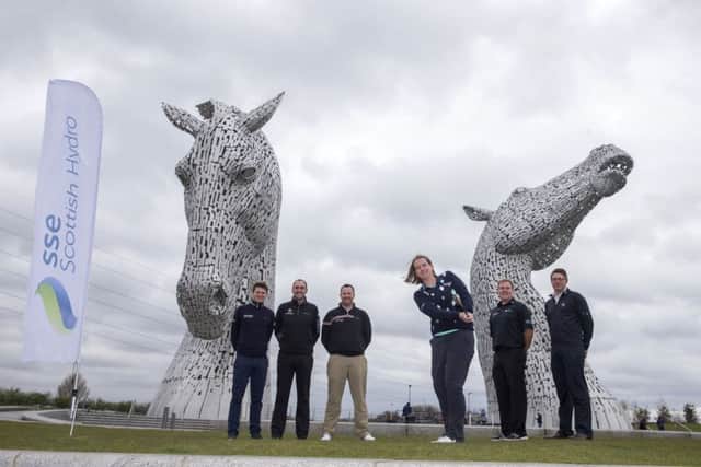Team SSE Scottish Hydro: From left, David Law, Jack Doherty, Duncan Stewart, Pamela Pretswell, Paul Shields and George Murray. Picture: Kenny Smith