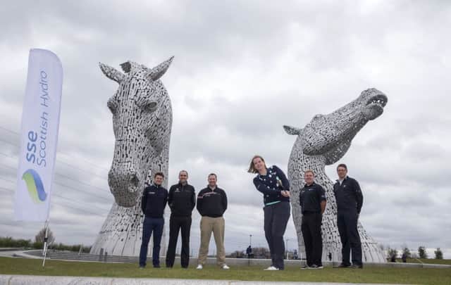 Team SSE Scottish Hydro: From left, David Law, Jack Doherty, Duncan Stewart, Pamela Pretswell, Paul Shields and George Murray. Picture: Kenny Smith