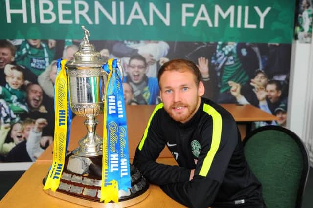 Martin Boyle is confident Hibs can take another top-flight scalp when they meet struggling Dundee United in the Scottish Cup semi-final. Picture: Eric McCowat