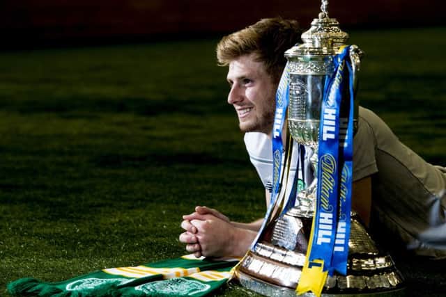 Celtic's Stuart Armstrong ahead of this weekend's Old Firm semi-final. Picture: SNS