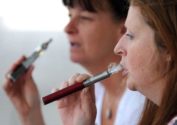 Promotion of e-cigarettes needs to be considered "carefully" according to experts. Picture: Lisa Ferguson