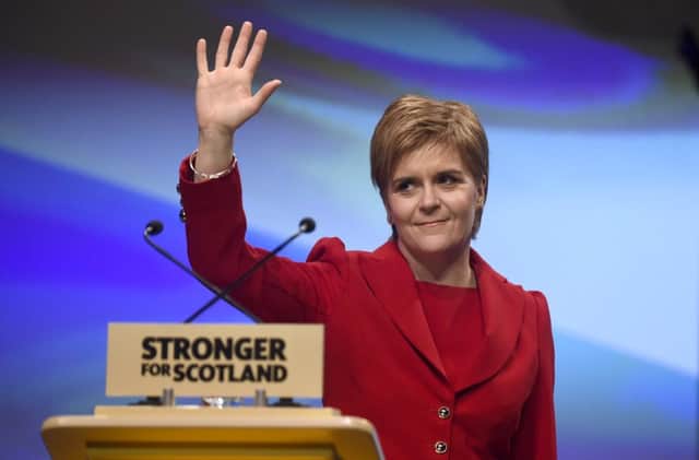 SNP leader Nicola Sturgeon . Picture: Jane Barlow