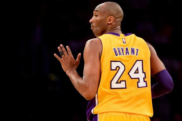 Kobe Bryant helped the Lakers defeat the Jazz in his last ever NBA game. Picture: Getty