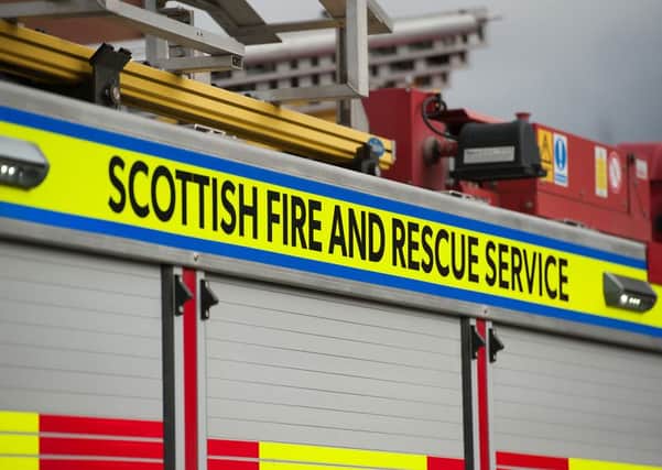 A woman has died following a house fire in the Borders. Picture: John Devlin