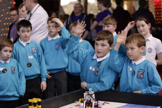 The fiirst Lego League event at Glasgow Science Centre was held in December last year. Picture: Iain McLean