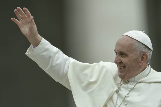 Pope Francis is to meet the young Scots preparing for priesthood Picture: AFP PHOTO / ANDREAS SOLAROANDREAS SOLARO