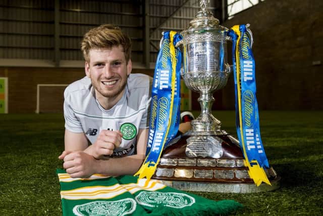 Stuart Armstrong hopes to earn a rare start for Celtic at Hampden Park on Sunday in what would be his first taste of an Old Firm clash. Picture: SNS