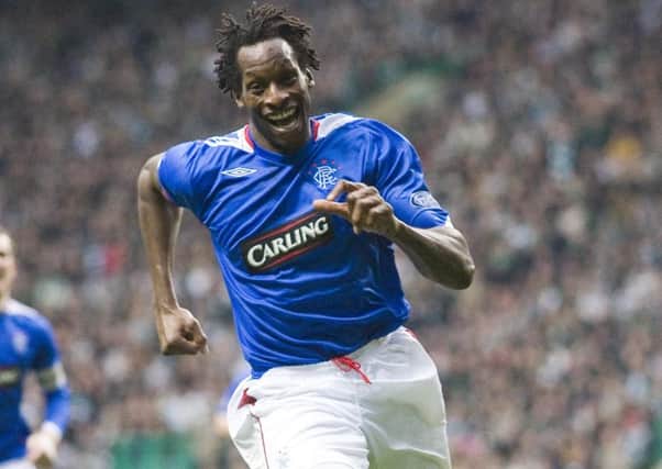 Ugo Ehiogu celebrates after shooting down Celtic in 2007. Picture: SNS
