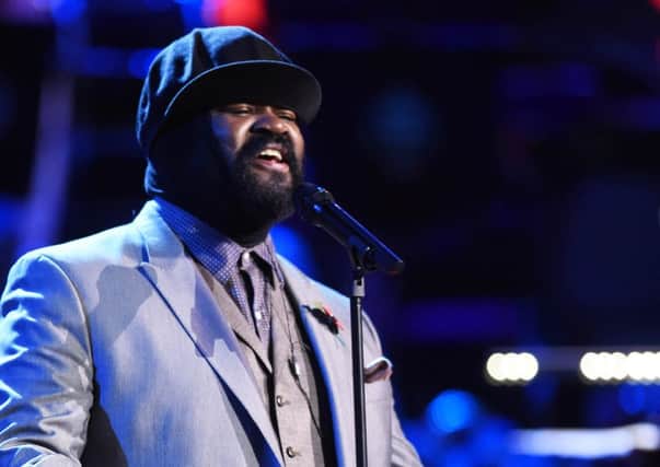 Gregory Porter exercises his big, velvety baritone. Picture: Getty Images