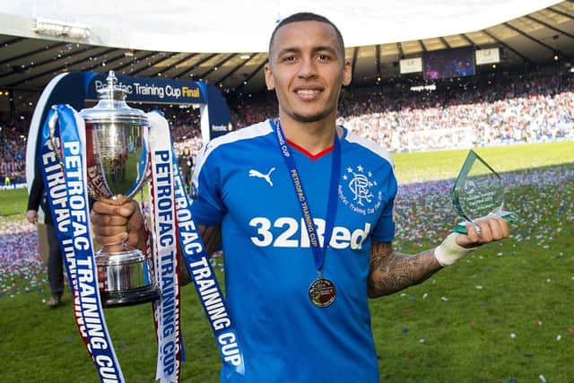 James Tavernier has scored well in double figures from right back this season. Picture: SNS