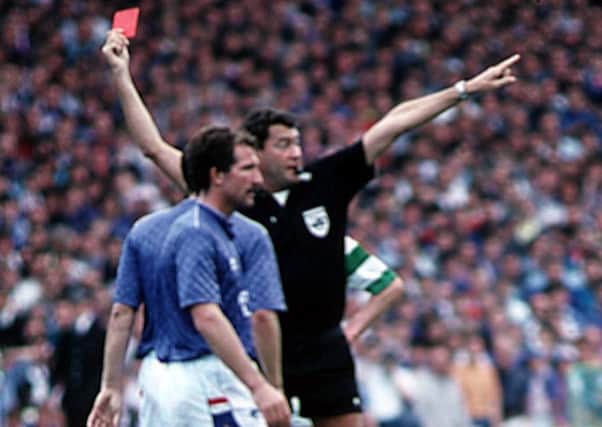Graeme Souness was no stranger to controversy in his time at Rangers, where he  instigated a revolution  and collected the odd red card.
Picture: SNS Group