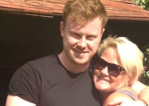 Christopher with mum Donna