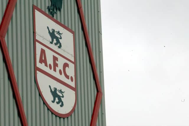 The old Airdrieonians badge. Picture: SNS