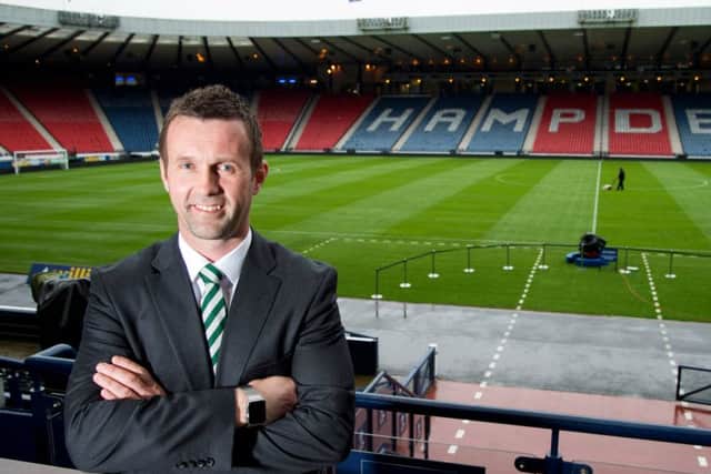 Celtic Manager Ronny Deila at Hampden Park ahead of Sunday's showdown against Rangers. Picture: Rob Casey/SNS