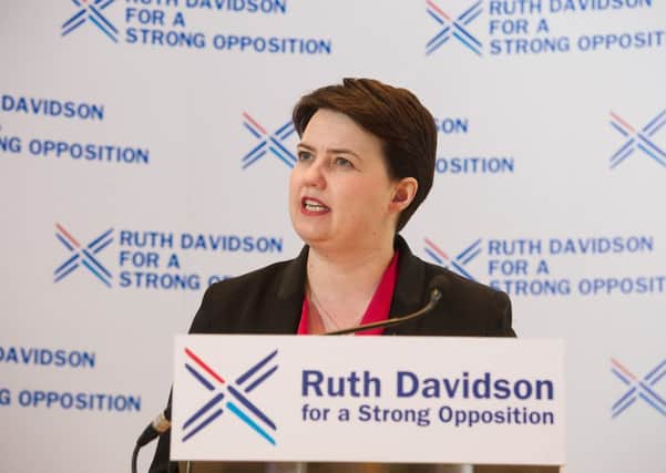 Ruth Davidson's Scottish Tories are neck and neck with Scottish Labour. Picture: John Devlin