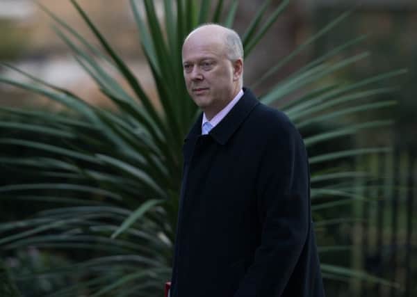 Leader of the House of Commons Chris Grayling arrives to attend a cabinet meeting at 10 Downing Street. Picture: Getty Images