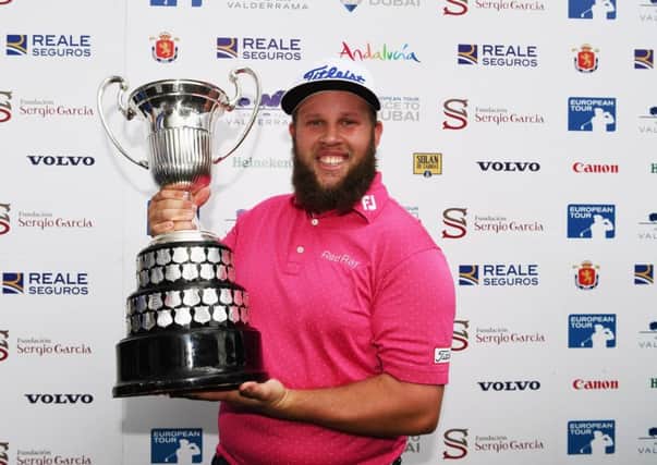 Englishman Andrew Johnston carded a final-round 70 at Valderrama yesterday, with a 20-foot putt on the 16th hole proving decisive. Picture: Getty Images