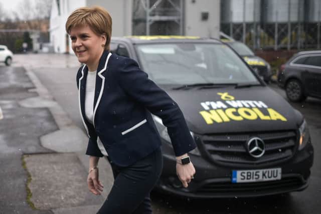 First Minister Nicola Sturgeon. Picture: SWNS